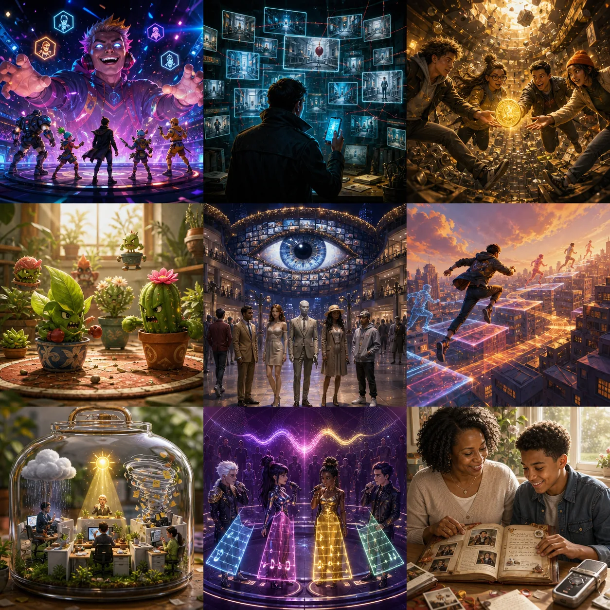 Concept artwork for eight new games and the Greatness of a Son family legacy app